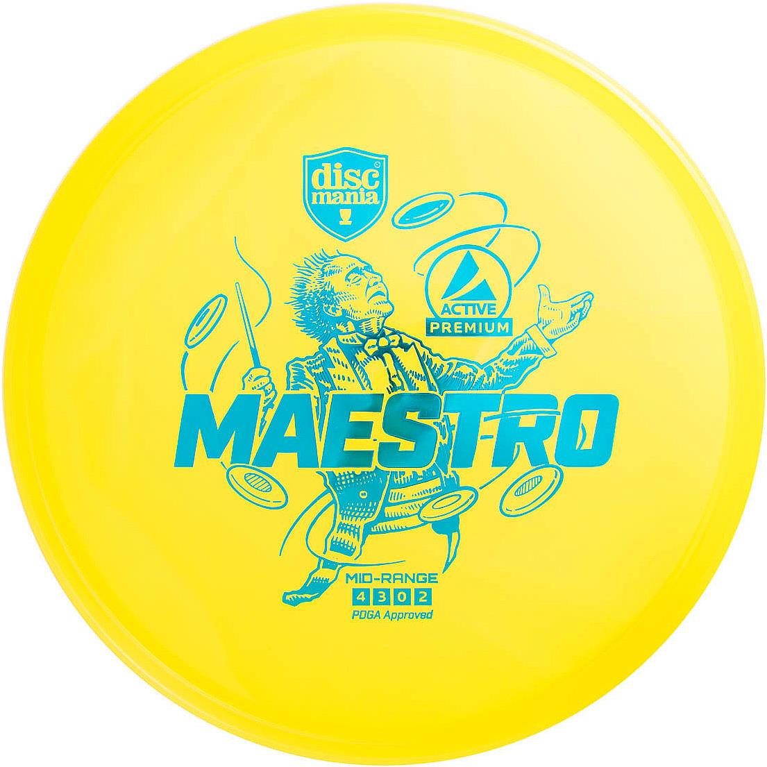 Frizbi Discmania Active Premium Maestro Yellow