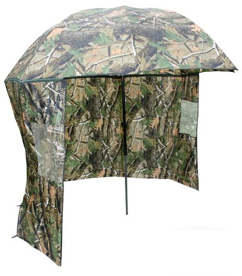 Horgászernyő NGT Camo Brolly with Side Sheet 2
