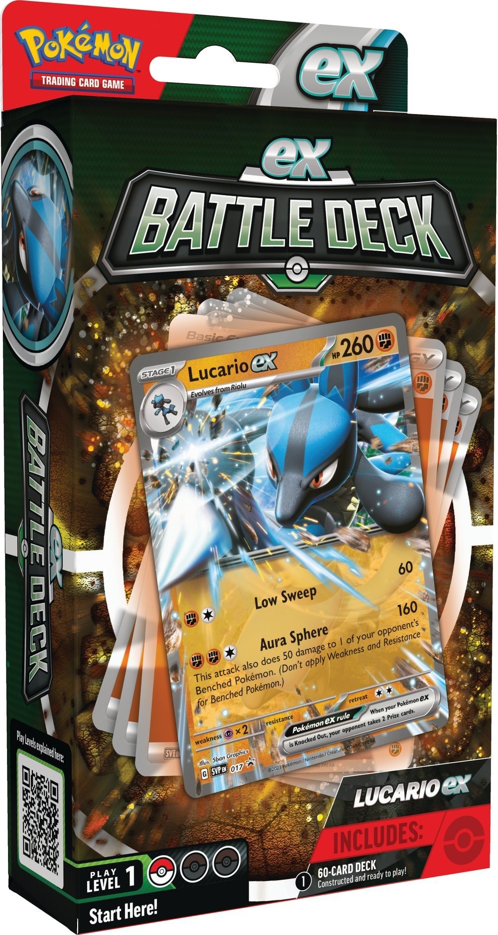 Kártyajáték Pokémon TCG: ex Battle Deck - Lucario ex