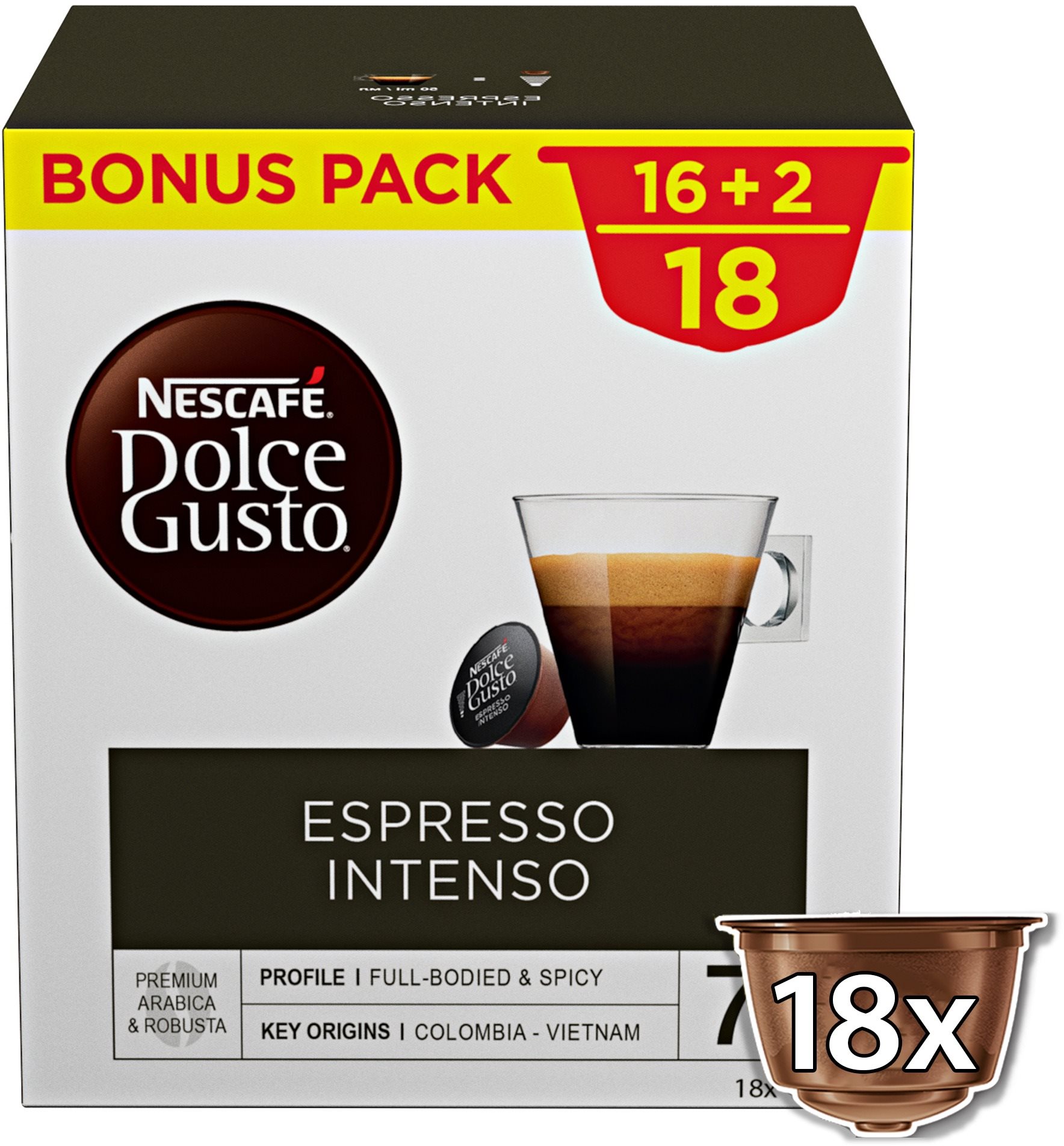 Kávékapszula NESCAFÉ® Dolce Gusto® Espresso Intenso