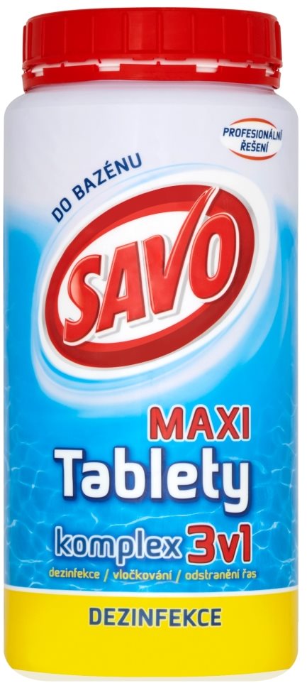 Medencetisztítás SAVO Klór tabletta maxi komplex 3v1 1.4kg