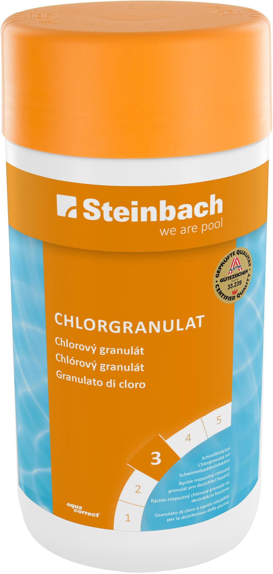 Medencetisztítás Steinbach Klór granulátum