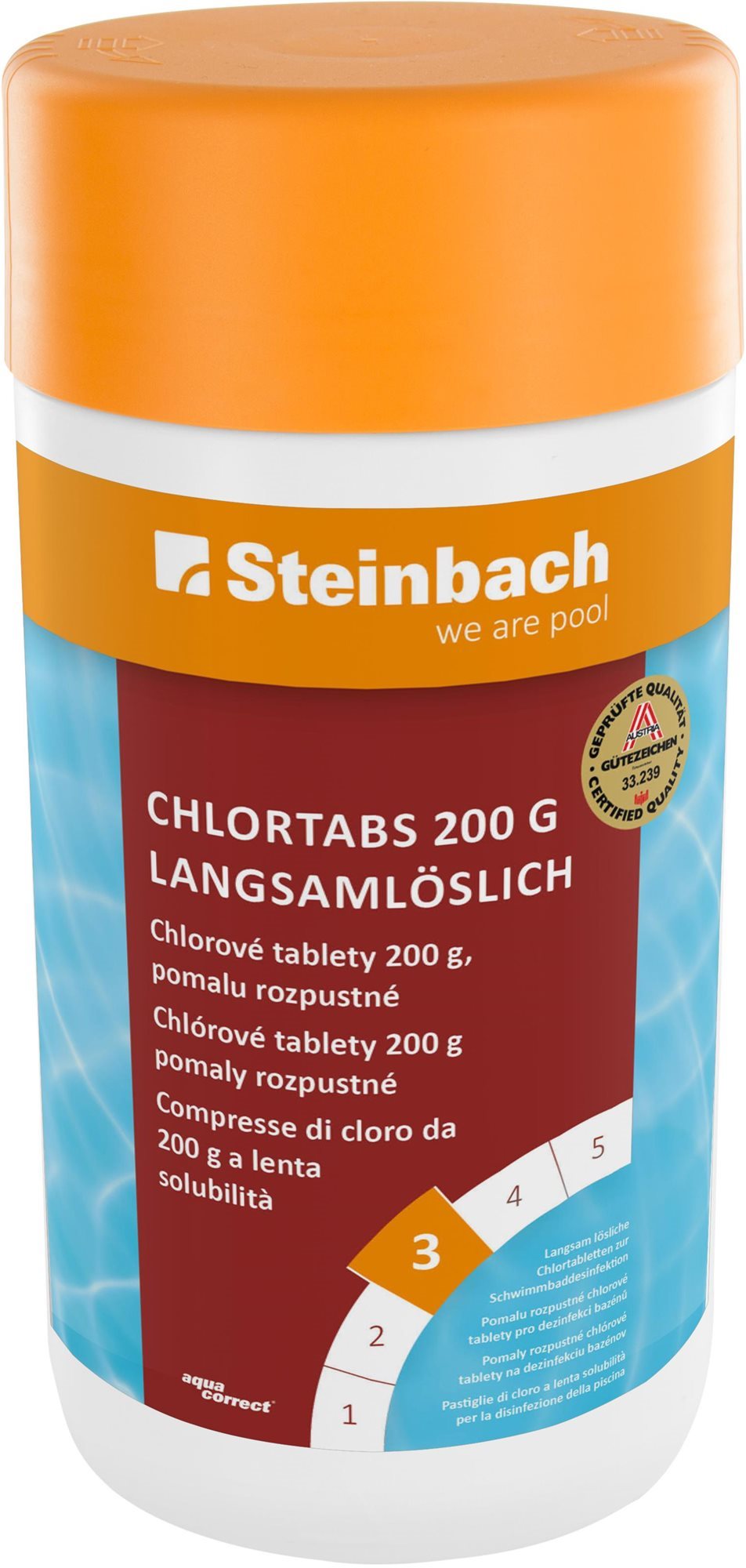 Medencetisztítás Steinbach Klór tabletta 200 g