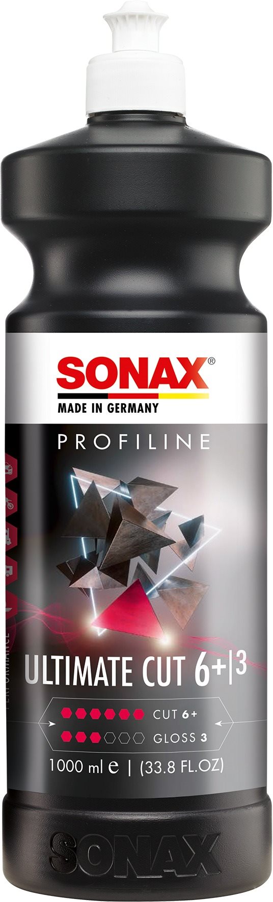 Polírozó paszta SONAX Csiszolófény a mély karcolások eltávolításához PROFILINE Ultimate Cut 6 + / 3 - 1000 ml