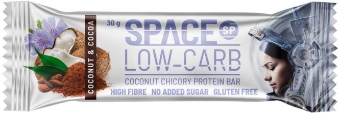Protein szelet Space Protein LOW-CARB Coconut & Cocoa Chicory Protein bar 30g