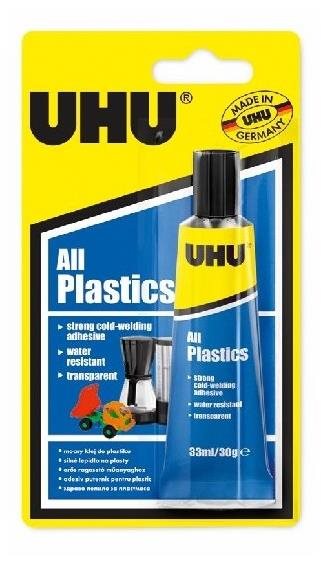 Ragasztó UHU All Plastics 33 ml
