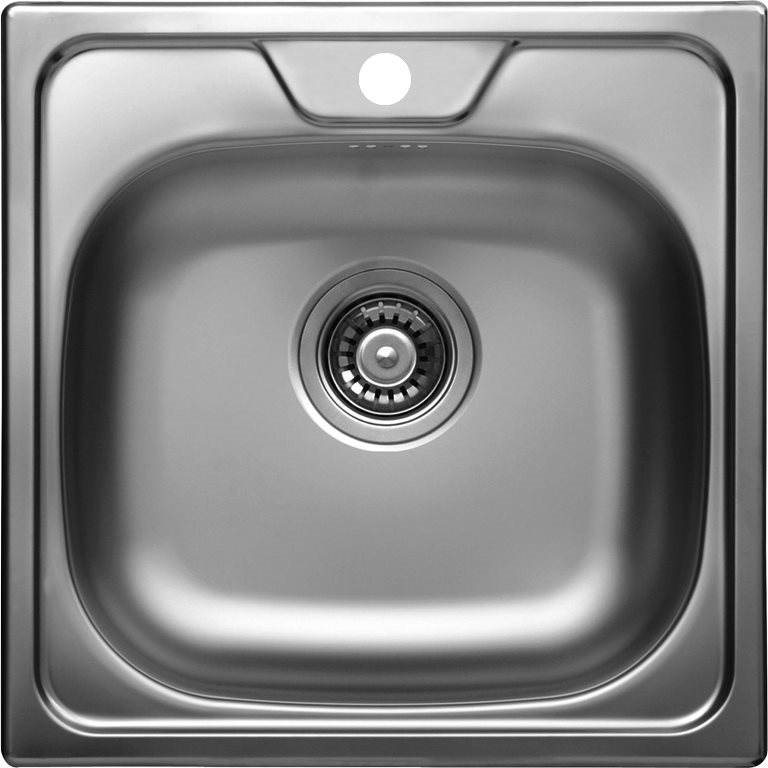 Rozsdamentes mosogató Sinks CLASSIC 480 V 0.5 mm matt