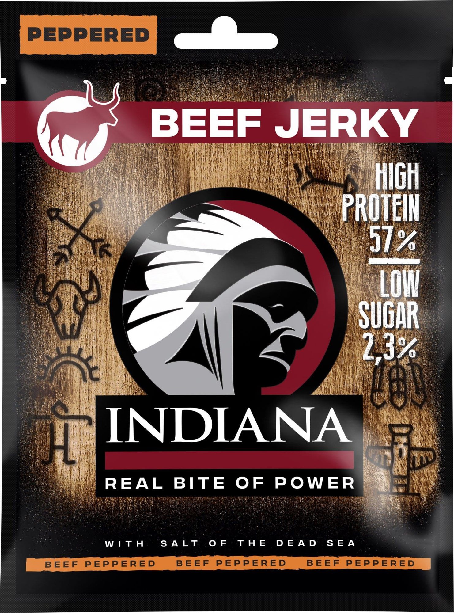 Szárított hús Beef Jerky Peppered 25 g