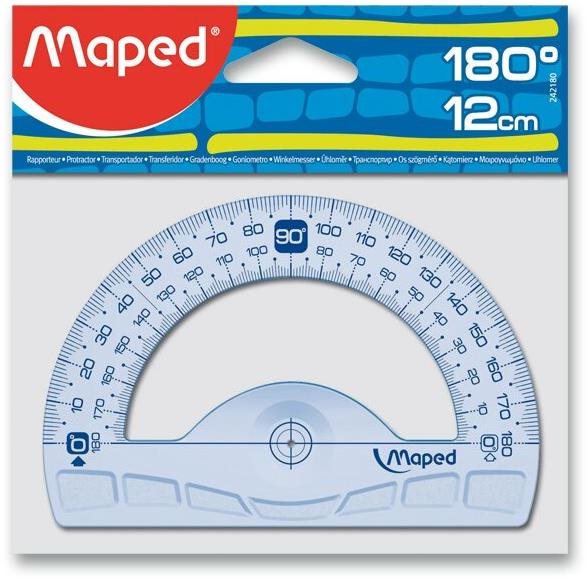 Szögmérő MAPED Geometriai 180°