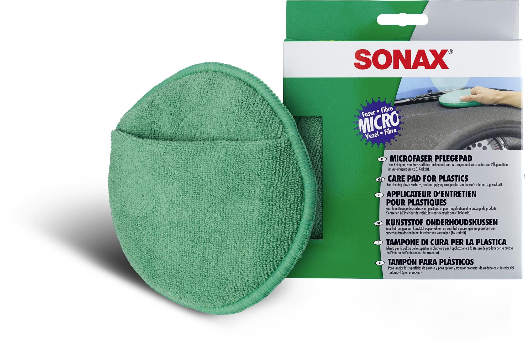 Tisztítókendő Sonax műanyag tisztítókesztyű