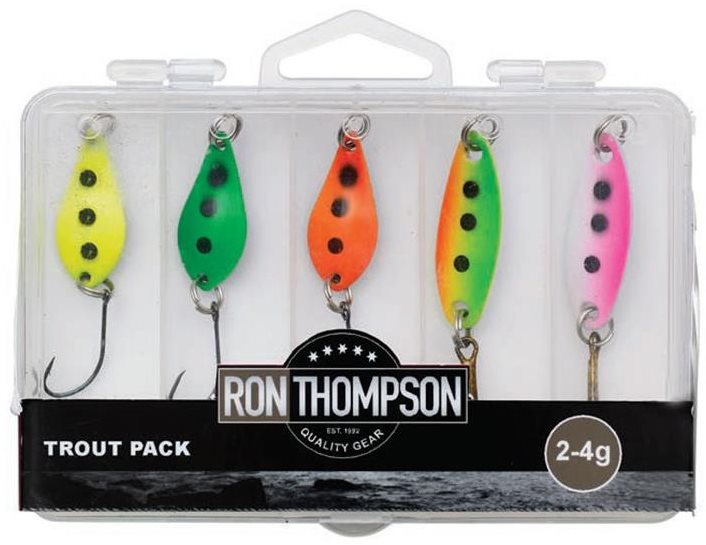 Villantó Ron Thompson Trout Pack 1 2-4g 5 db + Lure Box