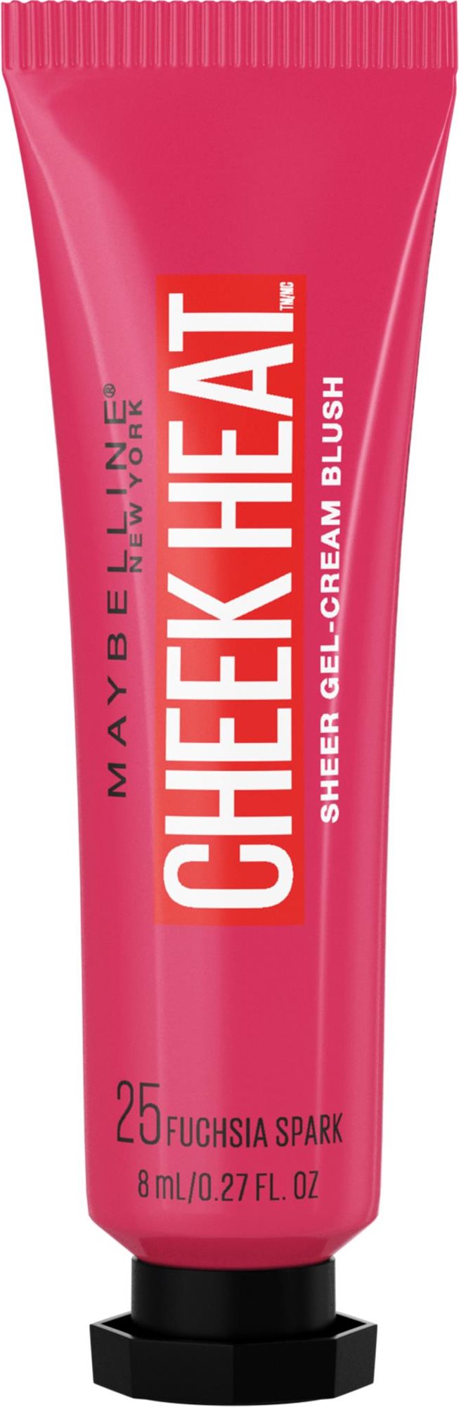 Arcpirosító MAYBELLINE New York Cheek Heat 25 Fuchsia Spark Gel-Cream pirosító