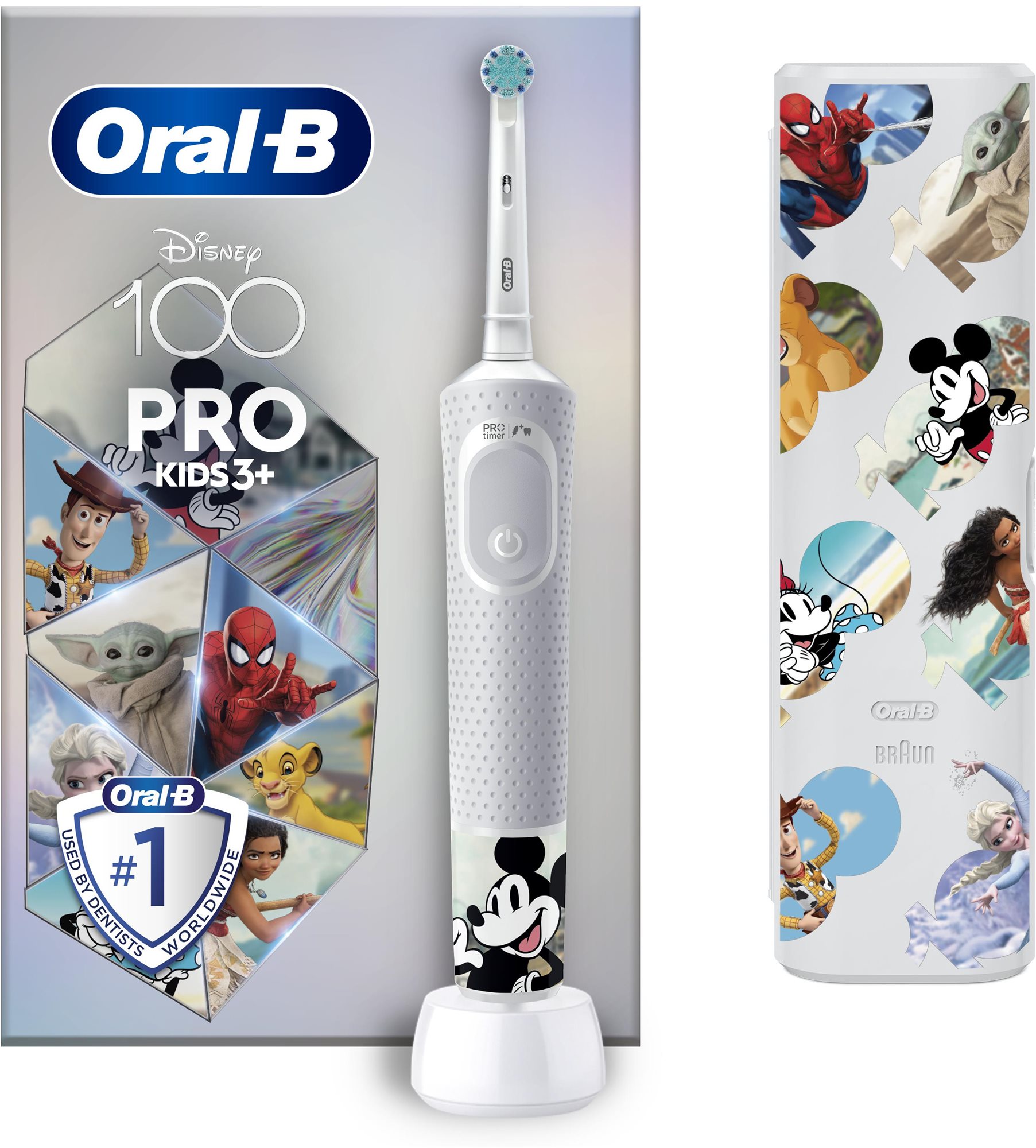 Elektromos fogkefe Oral-B Pro Kids 100 éves Disney