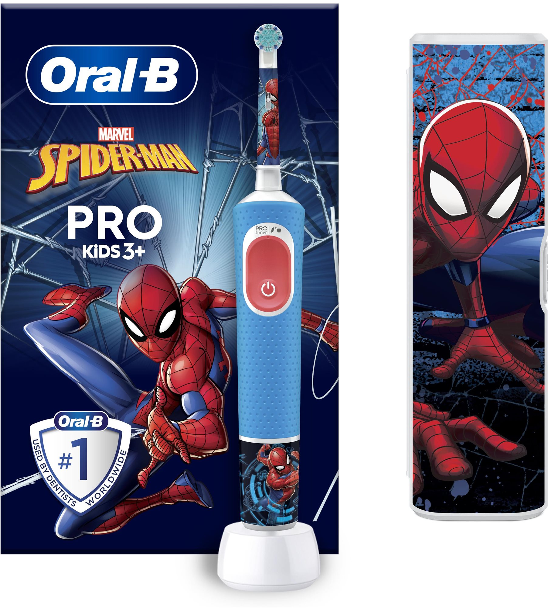 Elektromos fogkefe Oral-B Pro Kids Pókember