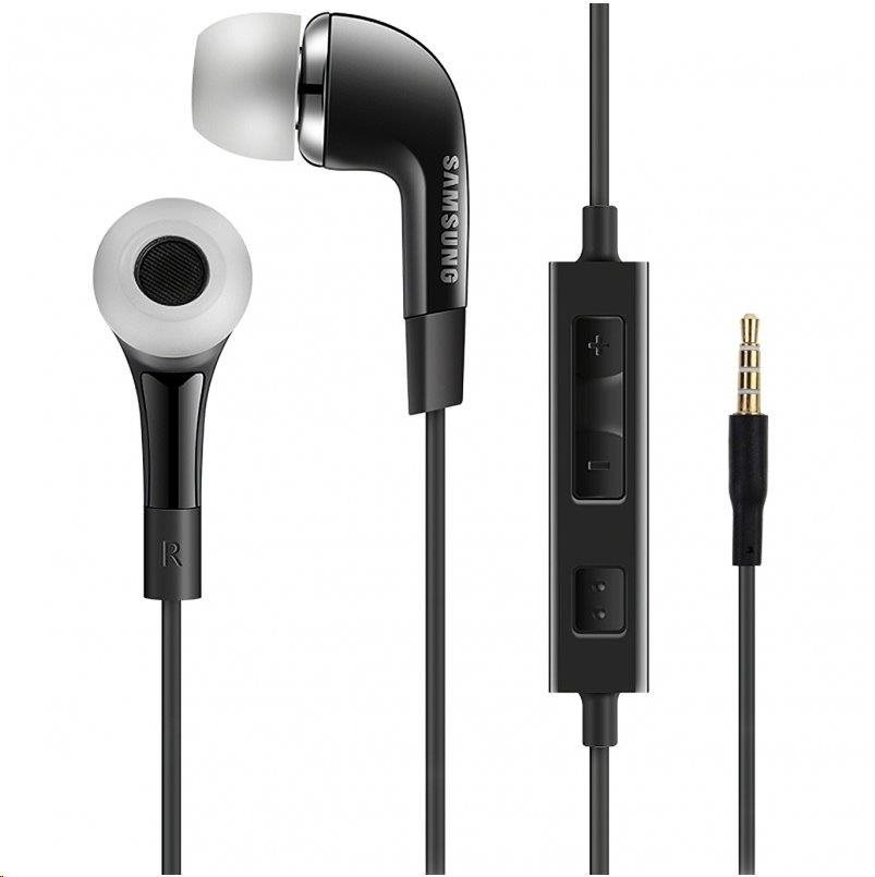 Fej-/fülhallgató Samsung Stereo HF hangerő-szabályozóval Fekete (OOB Bulk)