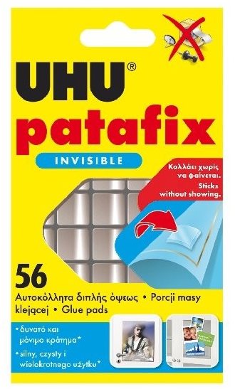 Gyurmaragasztó UHU Patafix Invisible 56 db