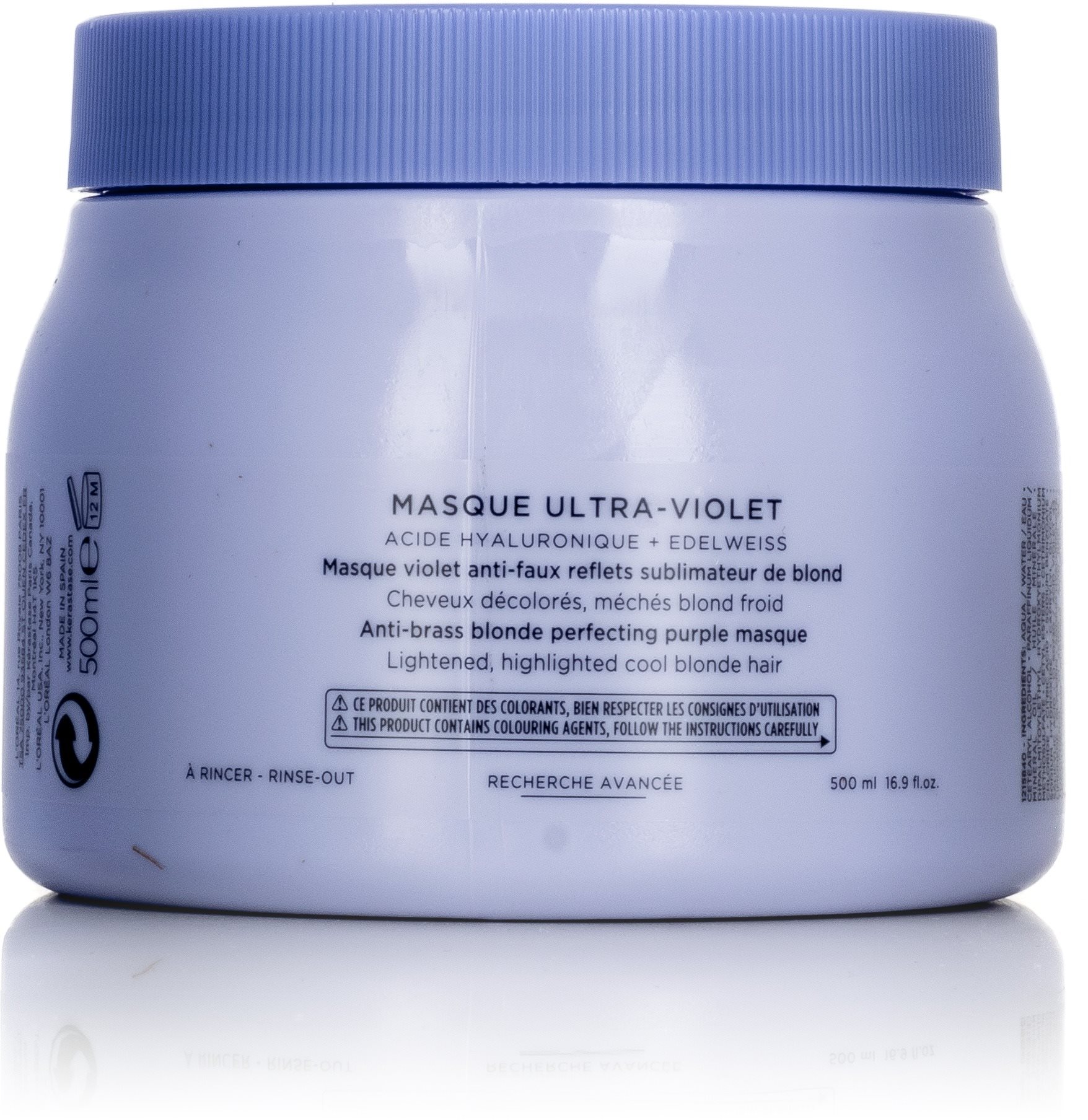 Hajpakolás KÉRASTASE Blond Absolu Masque Ultra-Violet Mask 500 ml