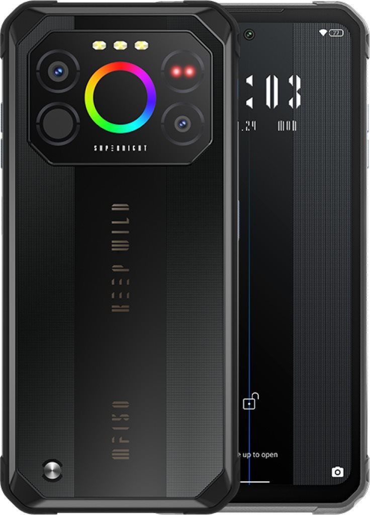 Mobiltelefon IIIF150 Air1 Ultra+ 12 GB/256 GB Obsidian Black