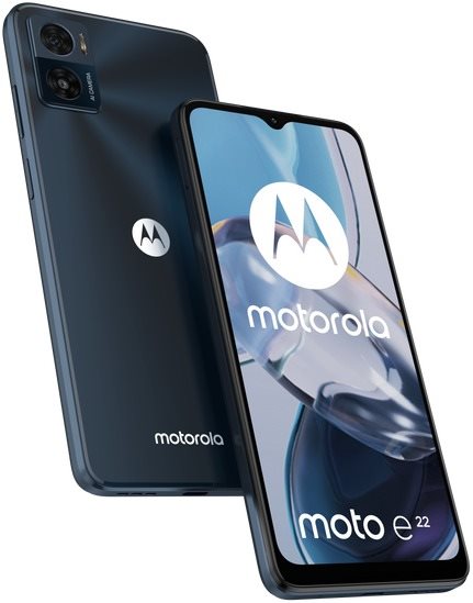 Mobiltelefon Motorola Moto E22 4 GB/64 GB fekete
