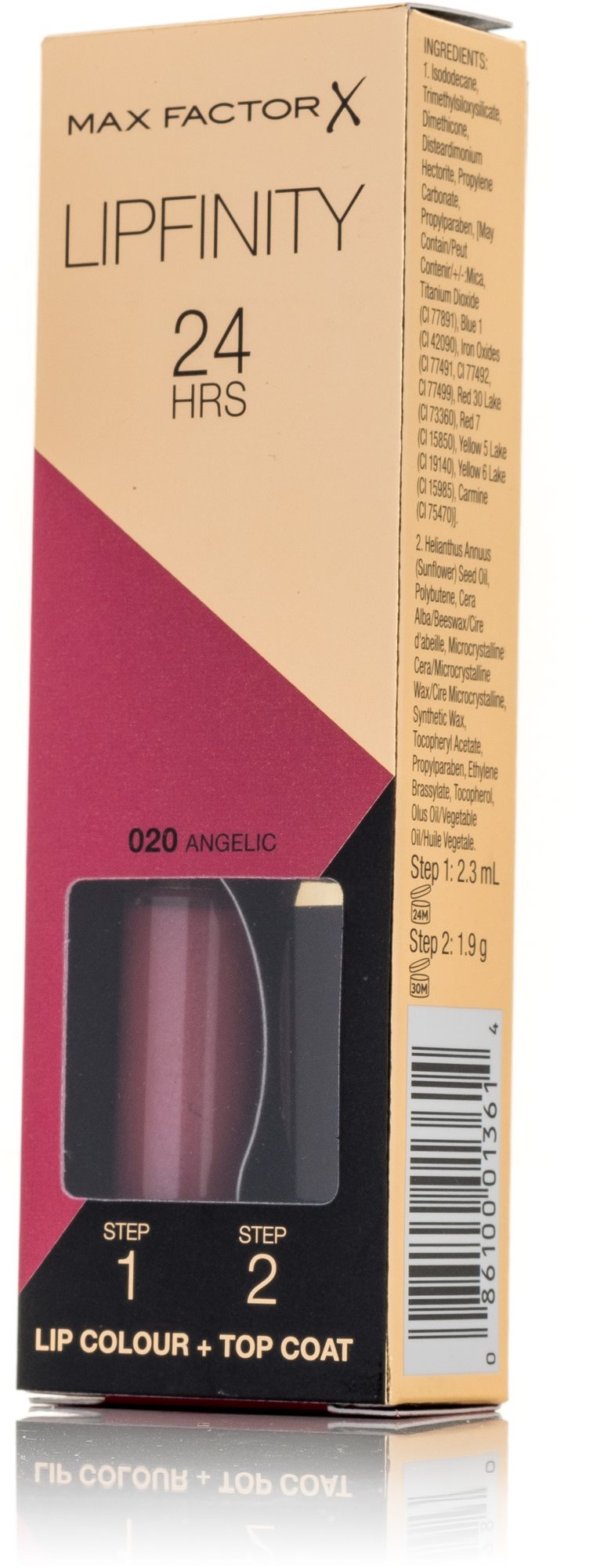 Rúzs MAX FACTOR Lipfinity Lip Colour 020 Angelic 2
