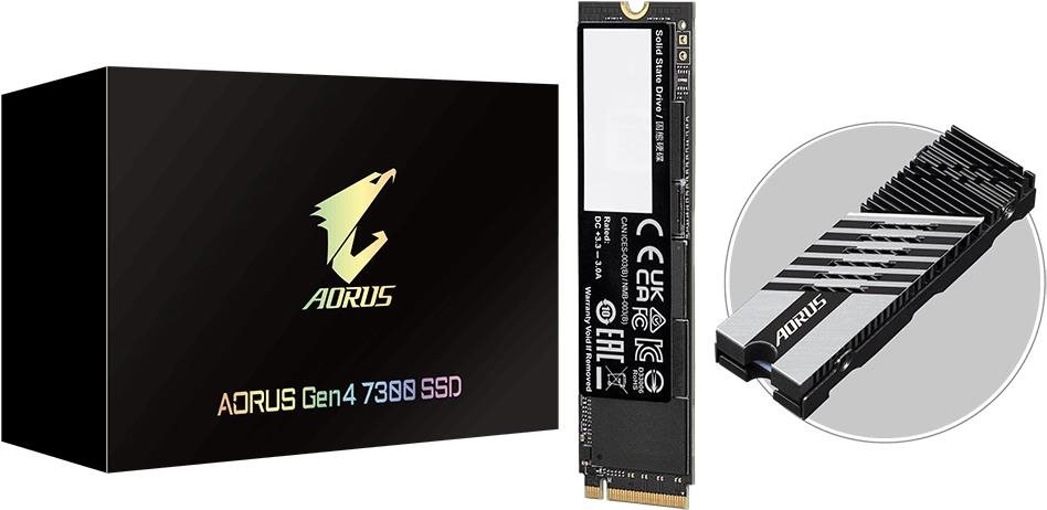 SSD meghajtó GIGABYTE AORUS Gen4 7300 1TB