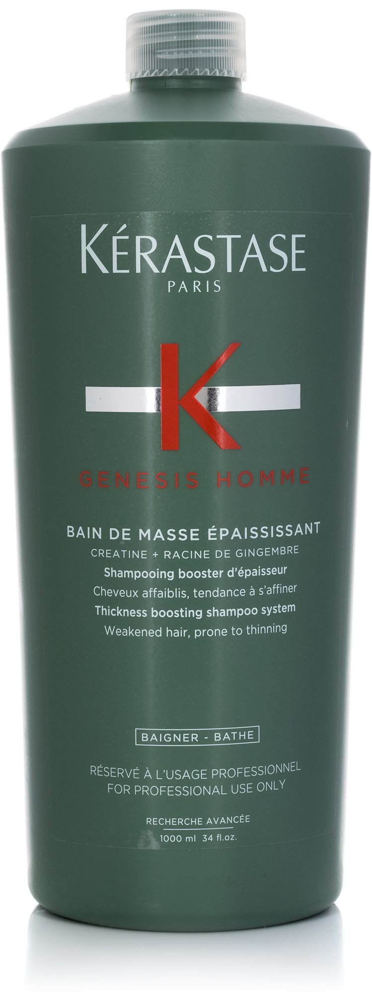Sampon KÉRASTASE Genesis Homme Thickness Boosting Shampoo 1000 ml