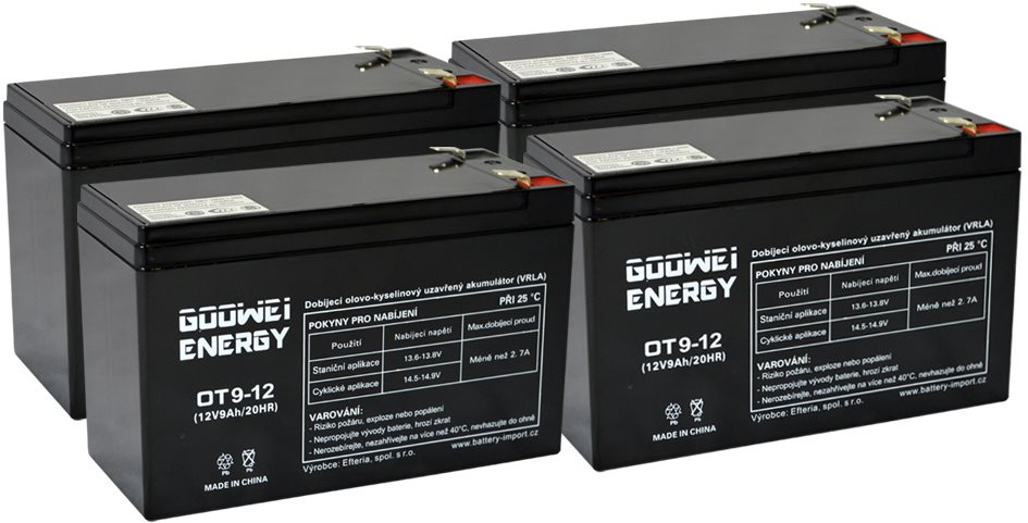 Szünetmentes táp akkumulátor GOOWEI RBC115