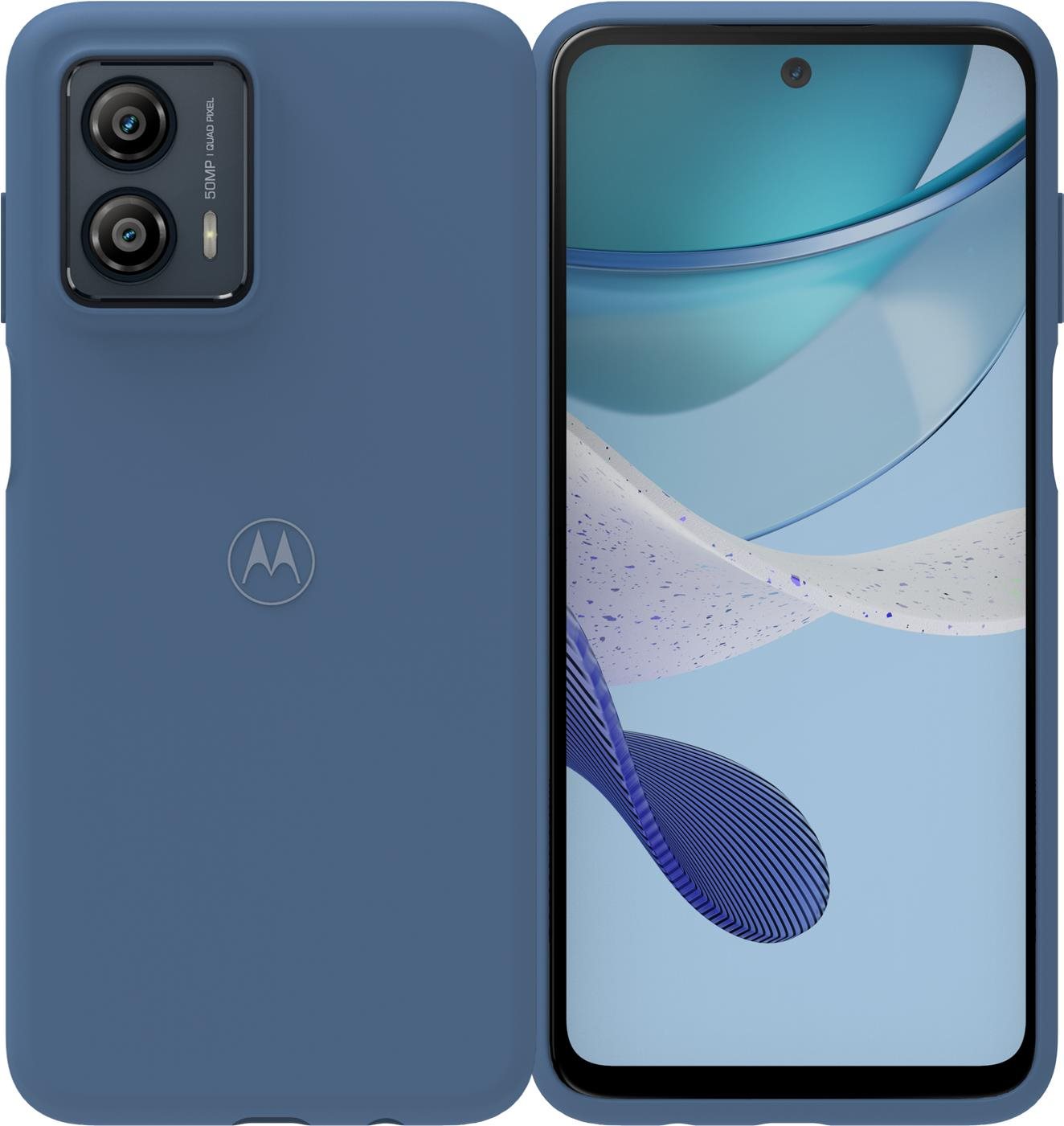 Telefon tok Motorola G53 kék védőtok