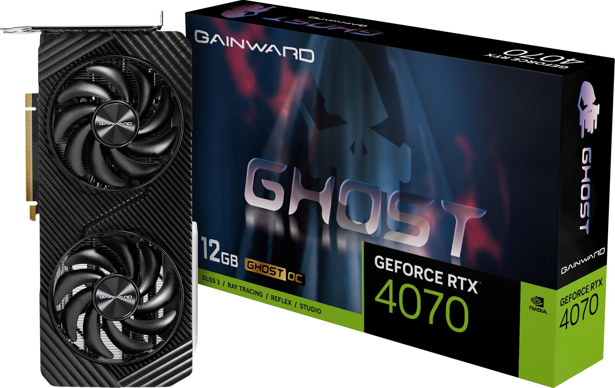 Videókártya GAINWARD GeForce RTX 4070 Ghost OC 12GB