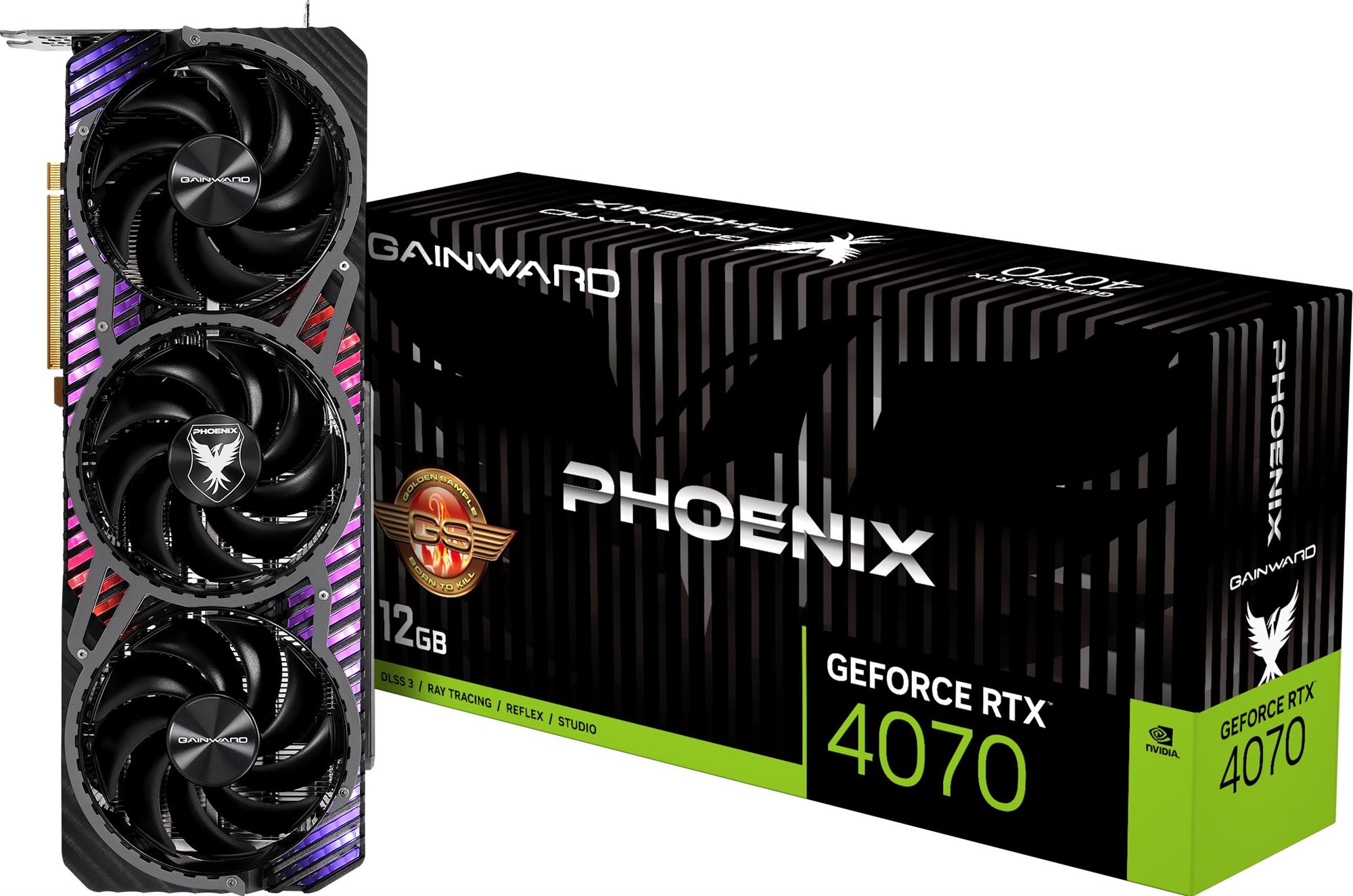 Videókártya GAINWARD GeForce RTX 4070 Phoenix GS 12GB