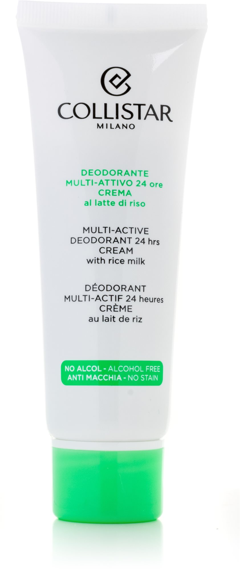 Dezodor COLLISTAR Multi-Active Deodorant 24 Hours Cream 75 ml