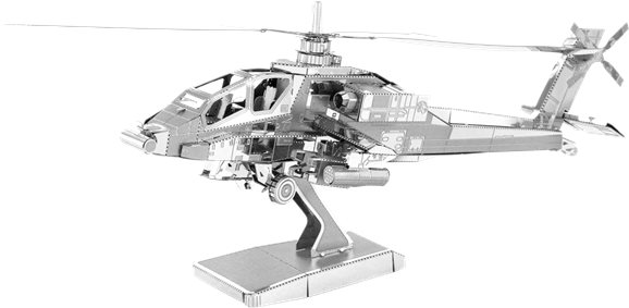 Építőjáték Metal Earth AH-64 Apache