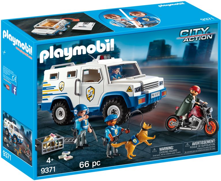 Építőjáték Playmobil 9371 Páncélautó