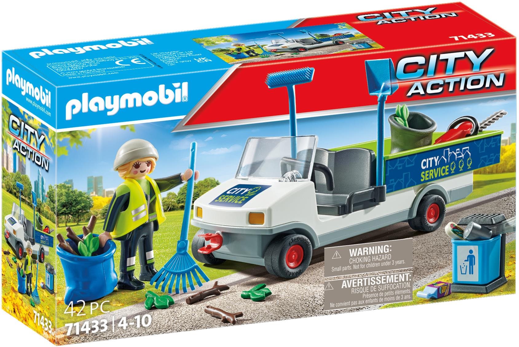Építőjáték Playmobil Várostakarítás elektromos járművel 71433