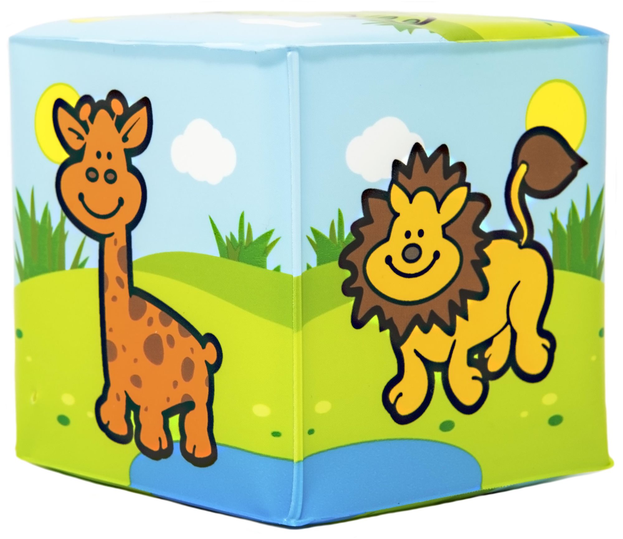Játékkocka gyerekeknek Teddies Cube Az első állataim