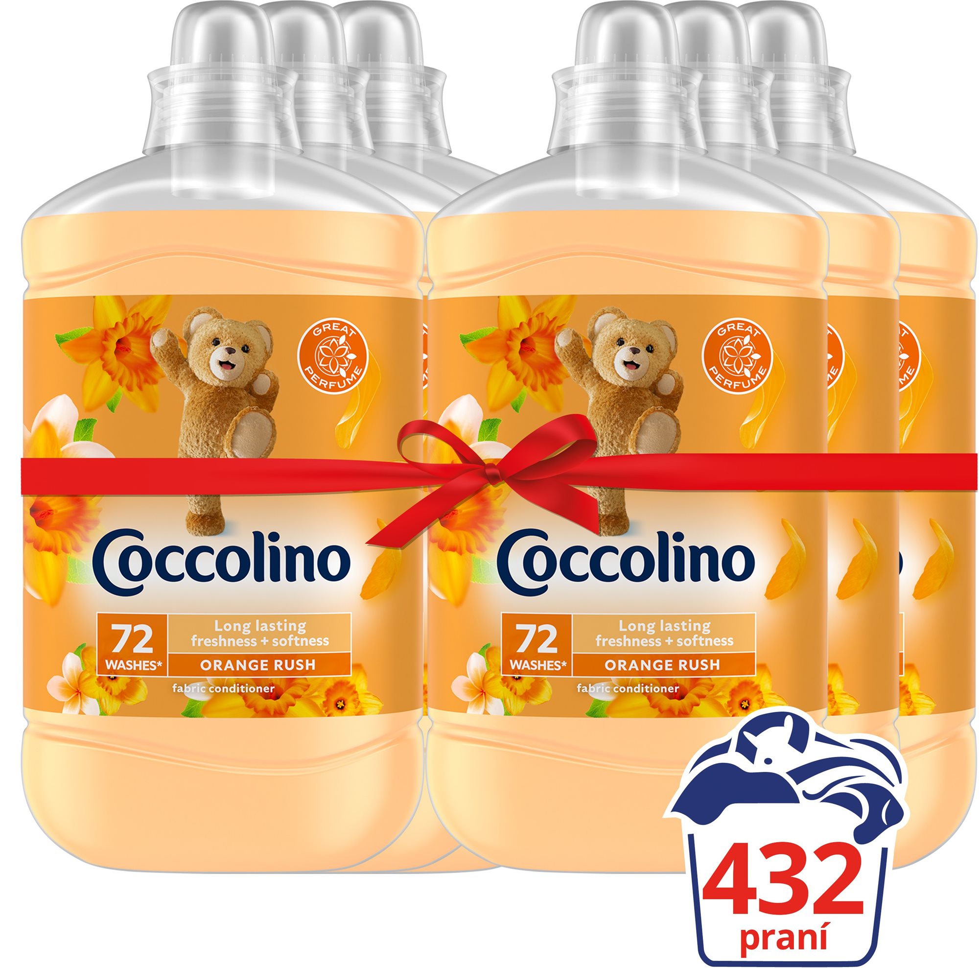 Öblítő COCCOLINO Orange Rush 6 × 1