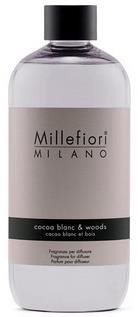 Aroma diffúzor Millefiori Milano Cocoa Blanc & Woods utántöltő 500 ml