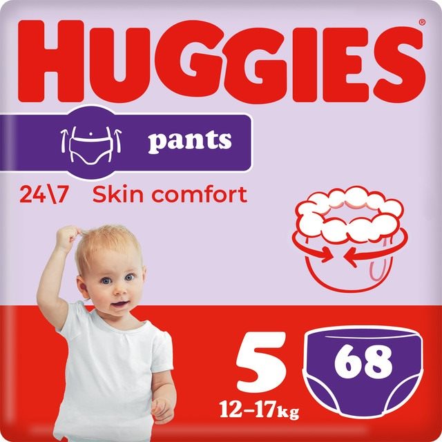 Bugyipelenka HUGGIES Pants Jumbo 5 (2 × 34 db)