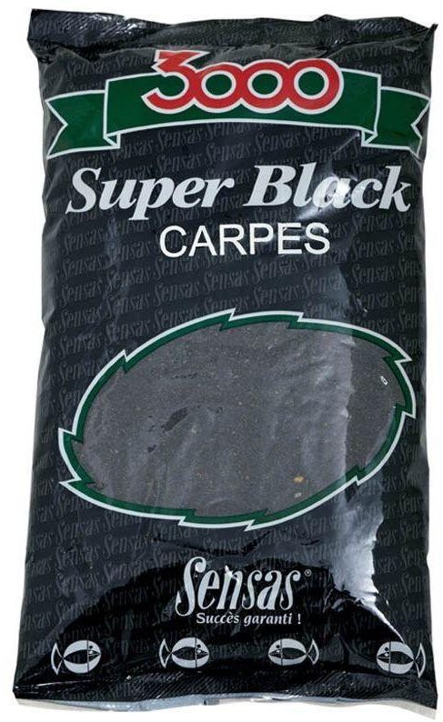 Etetőanyag Sensas 3000 Super Black Carp 1 kg