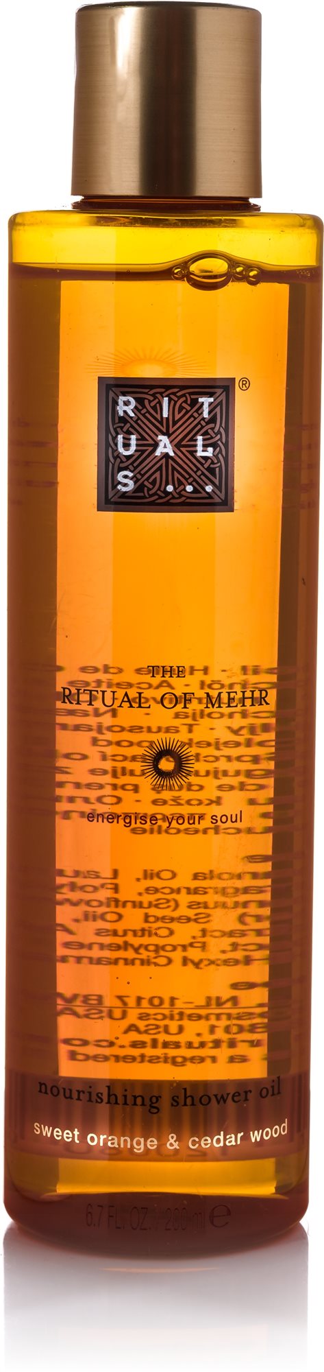 Olajos tusfürdő RITUALS The Ritual of Mehr Nourishing Shower Oil 200 ml