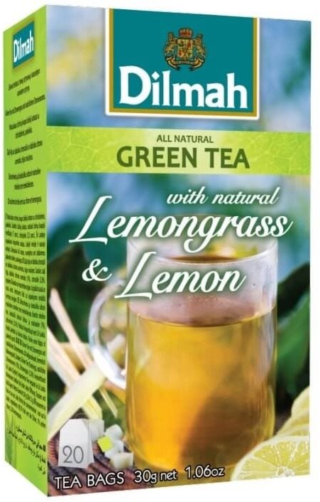 Tea Dilmah Zöld tea Citromfű Citrom 20x1