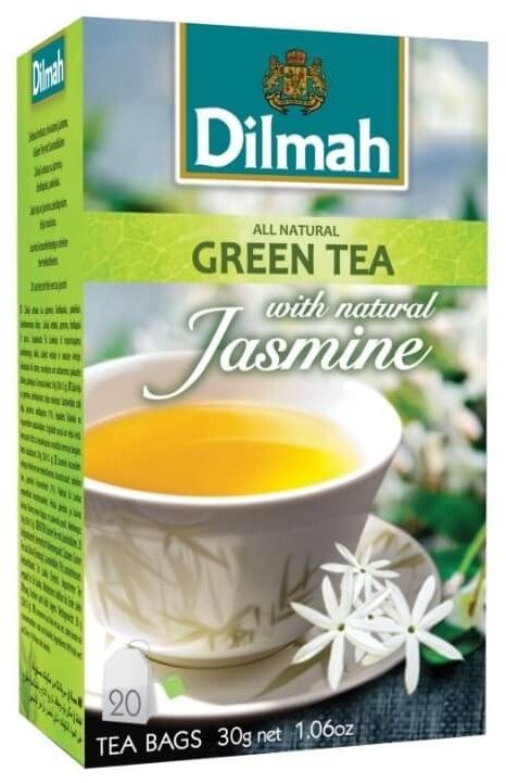 Tea Dilmah Zöld tea Jázmin 20x1