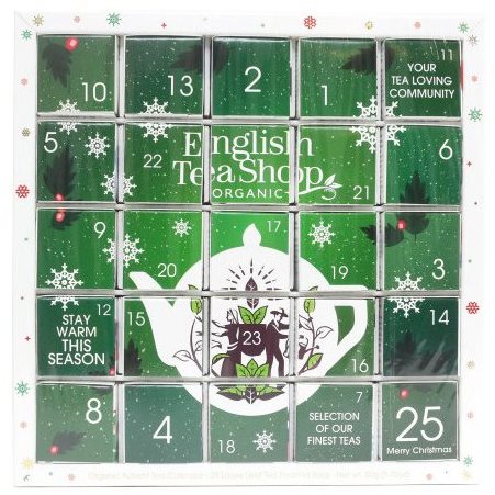 Tea English Tea Shop Zöld adventi naptár Puzzle 48 g