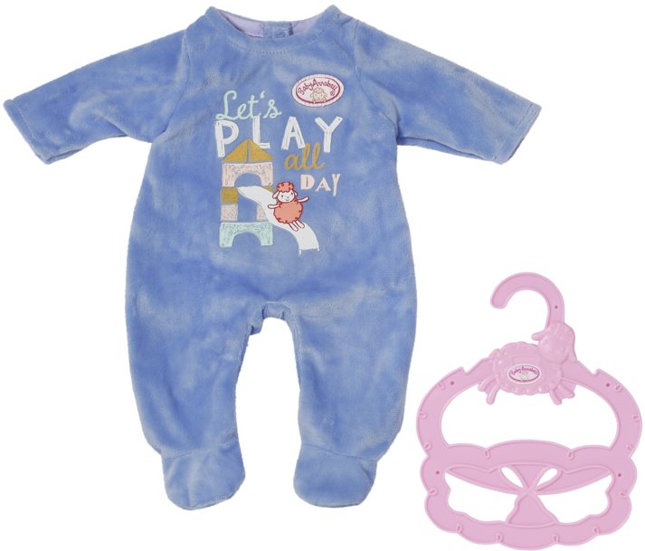 Játékbaba ruha Baby Annabell Little Rugdalózó kék