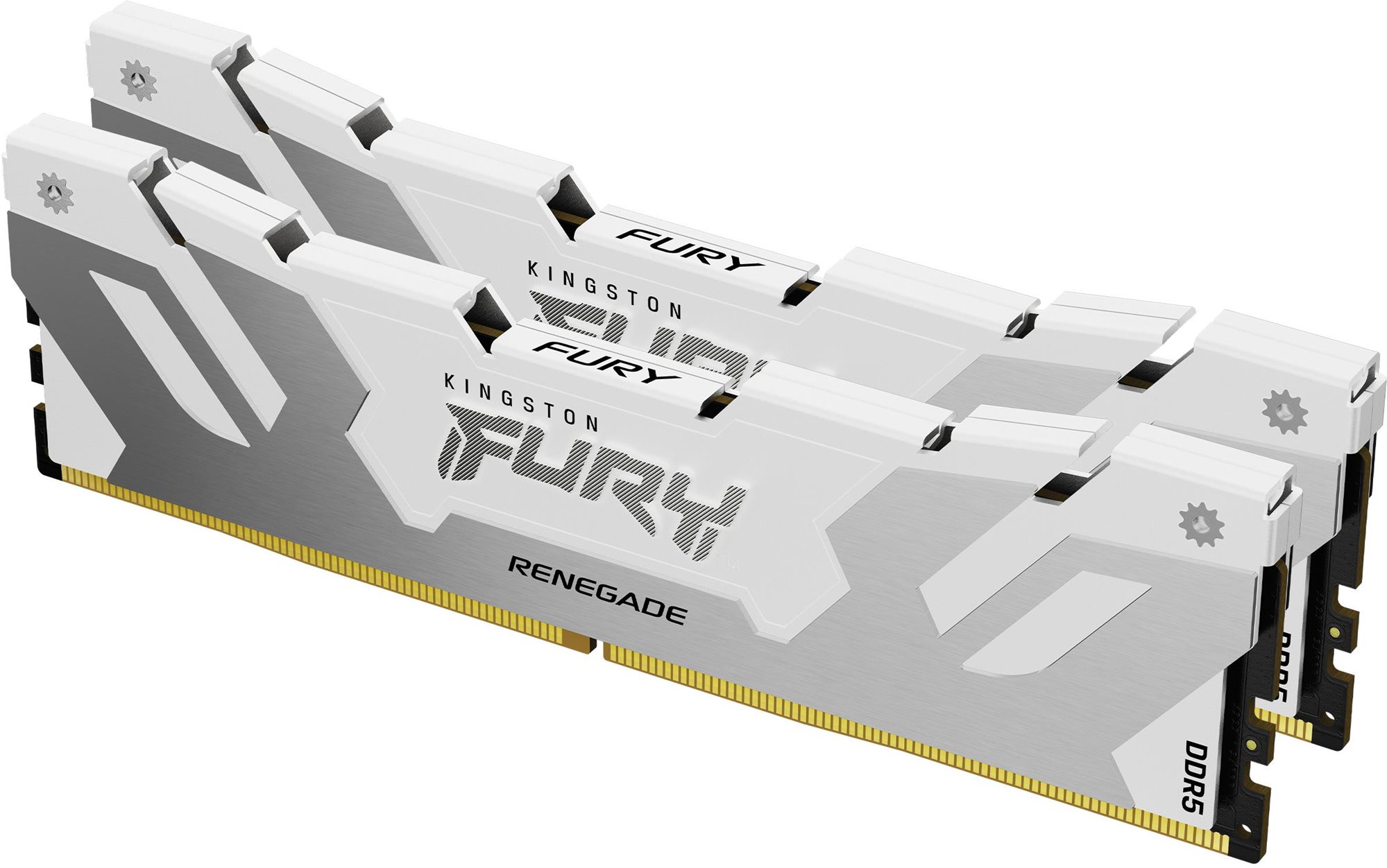 RAM memória Kingston FURY 64GB KIT DDR5 6000MHz CL32 Renegade White XMP