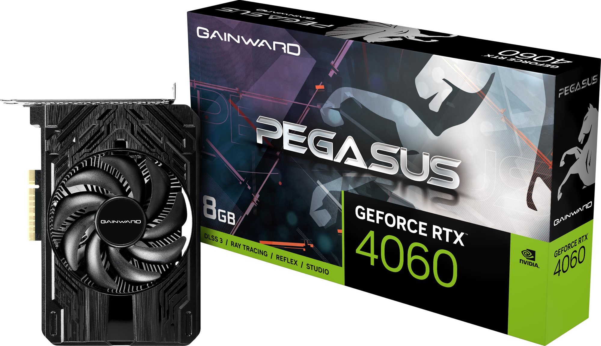 Videókártya GAINWARD GeForce RTX 4060 Pegasus 8G